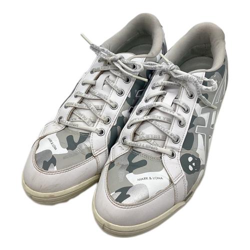 MARK&LONA (マークアンドロナ) ゴルフシューズ 1113A026 メンズ SIZE 28cm ホワイト×グレー