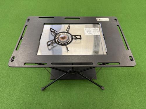 ON-U LIFE (オンユー ライフ) アウトドアテーブル ブラック ライトバーナーテーブル