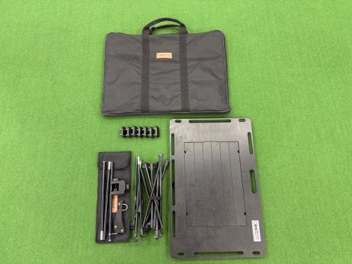 ON-U LIFE (オンユー ライフ) アウトドアテーブル ブラック ライトバーナーテーブル