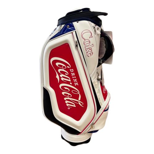 Coca Cola (コカコーラ) キャディバッグ 9型 CC-0B1004CB ホワイト