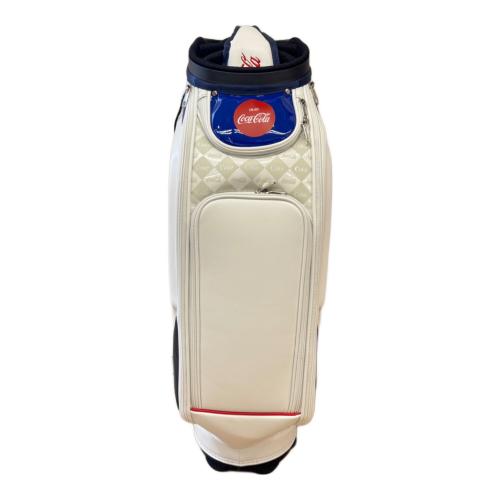 Coca Cola (コカコーラ) キャディバッグ 9型 CC-0B1004CB ホワイト