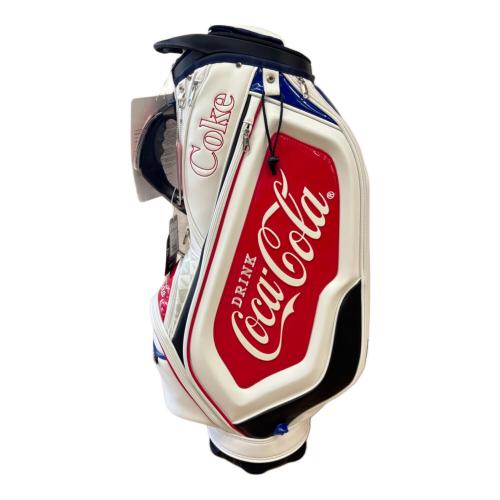 Coca Cola (コカコーラ) キャディバッグ 9型 CC-0B1004CB ホワイト