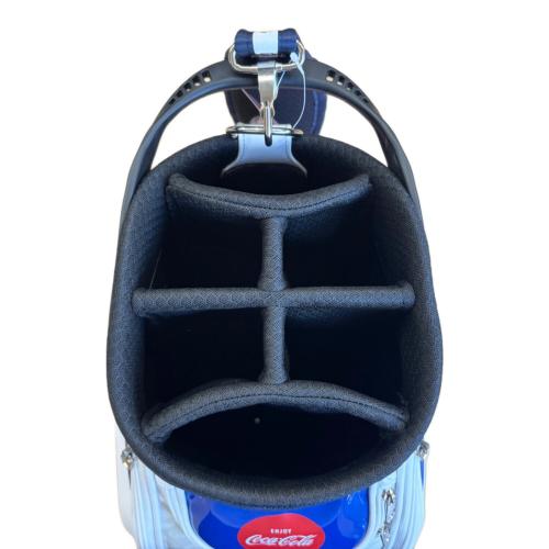 Coca Cola (コカコーラ) キャディバッグ 9型 CC-0B1004CB ホワイト