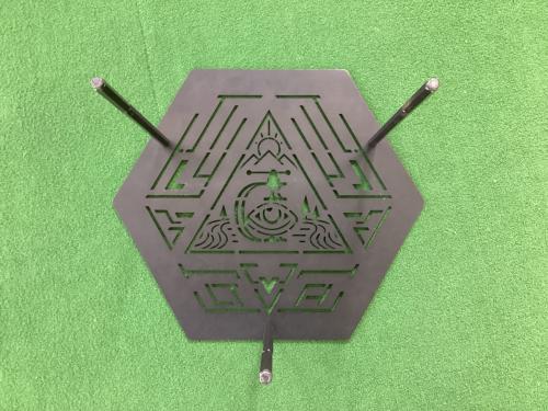 DEVISE WORKS (デバイスワークス) アウトドアテーブル DEVISE別注バージョン ブラック メタヘキテL