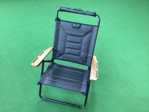 AS2OV (アッソブ) アウトドアチェア ブラック ハイバックリクライニングローバーチェア