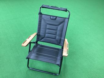 AS2OV (アッソブ) アウトドアチェア ブラック ハイバックリクライニングローバーチェア