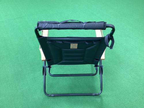 AS2OV (アッソブ) アウトドアチェア ブラック ハイバックリクライニングローバーチェア