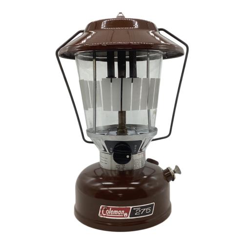 Coleman (コールマン) ガソリンランタン 275A オリジナルハーフフロストグローブ 要バルブチェック ヴィンテージ