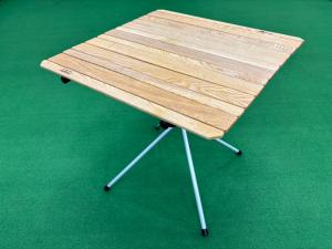 naturum (ナチュラム) アウトドアテーブル 約横67×縦65×高さ64cm クレーンテーブル