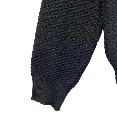 PEARLY GATES (パーリーゲイツ) フルジップ ニット ジャケット ゴルフウェア(トップス) 053-1172201 メンズ SIZE L ブラック