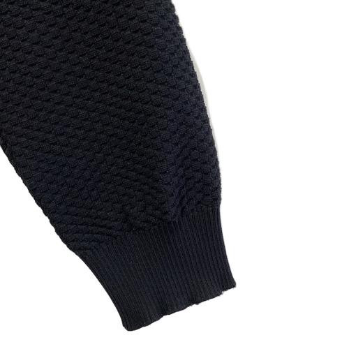 PEARLY GATES (パーリーゲイツ) フルジップ ニット ジャケット ゴルフウェア(トップス) 053-1172201 メンズ SIZE L ブラック