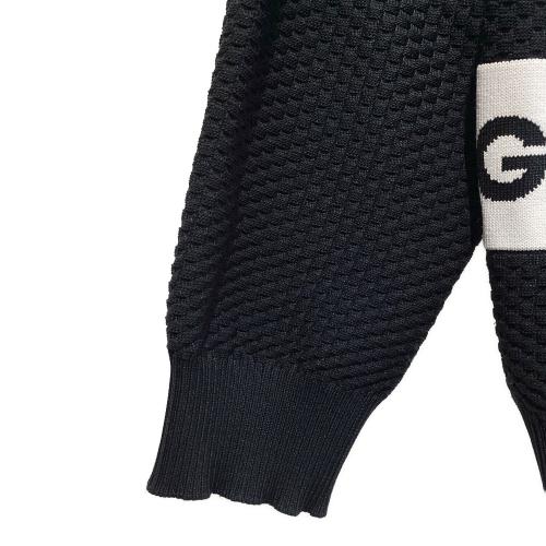 PEARLY GATES (パーリーゲイツ) フルジップ ニット ジャケット ゴルフウェア(トップス) 053-1172201 メンズ SIZE L ブラック