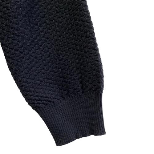 PEARLY GATES (パーリーゲイツ) フルジップ ニット ジャケット ゴルフウェア(トップス) 053-1172201 メンズ SIZE L ブラック