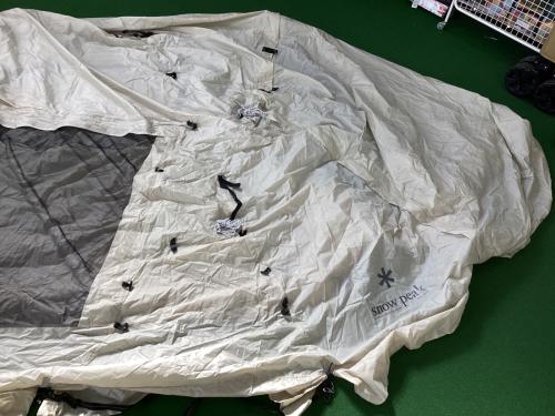 Snow peak (スノーピーク) ツールームテント FES-195 ヨゴレ有/2022雪峰祭限定 ランドロック M アイボリー オプションセット