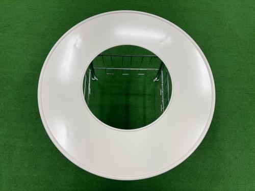 高津製作所 ストーブガード ホワイト 丸型ストーブガードデラックス