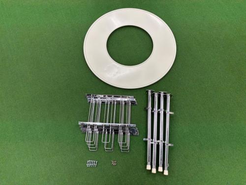 高津製作所 ストーブガード ホワイト 丸型ストーブガードデラックス