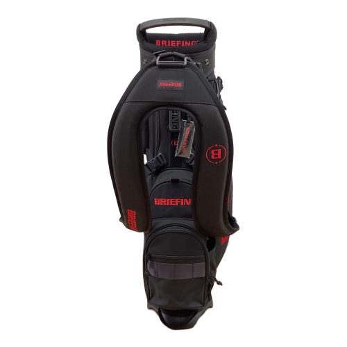 BRIEFING (ブリーフィング) キャディバッグ BRG253D03 8.5口径 ブラック×レッド CR-4 #04