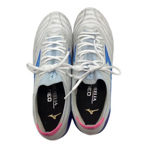 MIZUNO (ミズノ) モレリアネオIV β JAPAN AG フットサルシューズ P1GA254125 ホワイト×ブルー SIZE 27cm