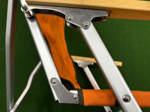 Snow peak (スノーピーク) アウトドアチェア 廃盤カラー オレンジ ローチェア30