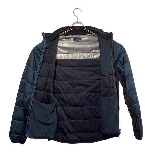 Callaway (キャロウェイ) アウター ゴルフウェア(トップス) C22215108 スターストレッチ2WAY中綿ブルゾン メンズ SIZE L ネイビー×グリーン×ブラック