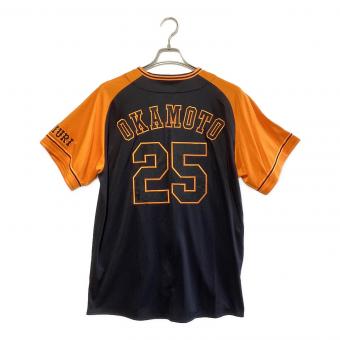 読売ジャイアンツ (ヨミウリジャイアンツ) 応援グッズ 1348733 【25】岡本 和真 SIZE XL ブラック×オレンジ