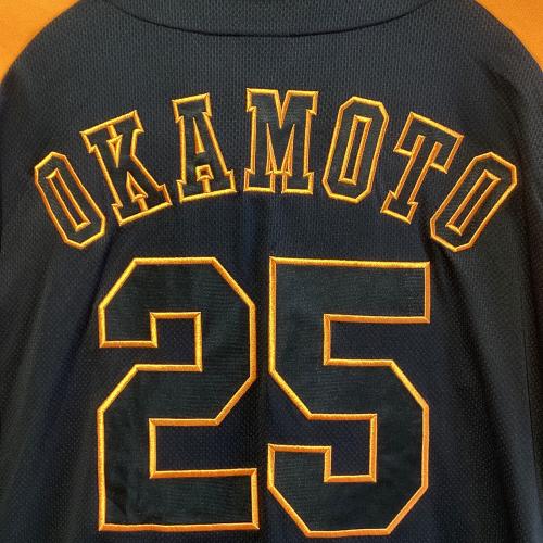 読売ジャイアンツ (ヨミウリジャイアンツ) 応援グッズ 1348733 【25】岡本 和真 SIZE XL ブラック×オレンジ