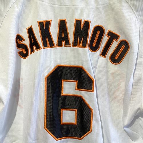 読売ジャイアンツ (ヨミウリジャイアンツ) 応援グッズ 【6】坂本 勇人 XO ホワイト