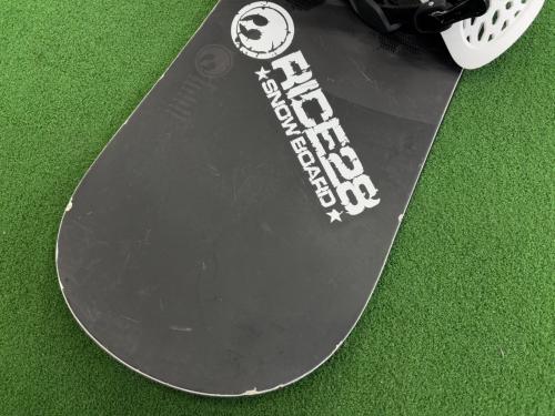 RICE28 (ライス28) WRX スノーボード エッジキズ・ソールキズ有 @ 152cm ブラック