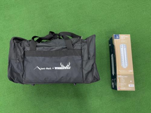 tentmark DESIGNS (テンマクデザイン) 薪ストーブ TM-200034 ウッドストーブサイドヴューＭサイズ ケース付き2点セット