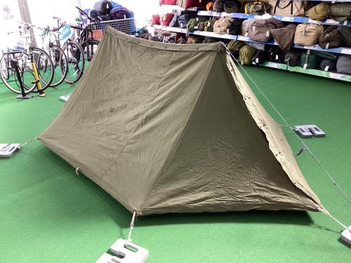 US軍 (ユーエスグン) パップテント オリーブ シェルターハーフ2枚セット