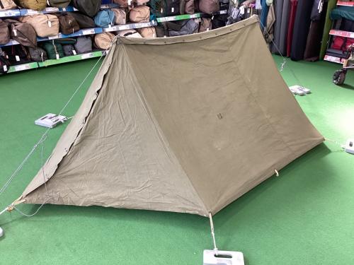 US軍 (ユーエスグン) パップテント オリーブ シェルターハーフ2枚セット