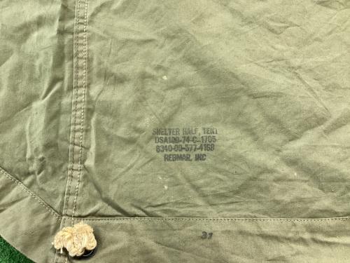 US軍 (ユーエスグン) パップテント オリーブ シェルターハーフ2枚セット