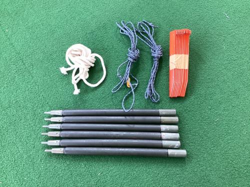 US軍 (ユーエスグン) パップテント オリーブ シェルターハーフ2枚セット