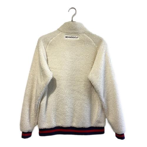 BEAMS GOLF (ビームスゴルフ) アウター ゴルフウェア(トップス) 82-13-0146-336 ボアフリースジャケット メンズ SIZE L ホワイト