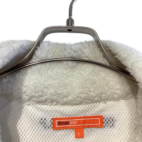 BEAMS GOLF (ビームスゴルフ) アウター ゴルフウェア(トップス) 82-13-0146-336 ボアフリースジャケット メンズ SIZE L ホワイト