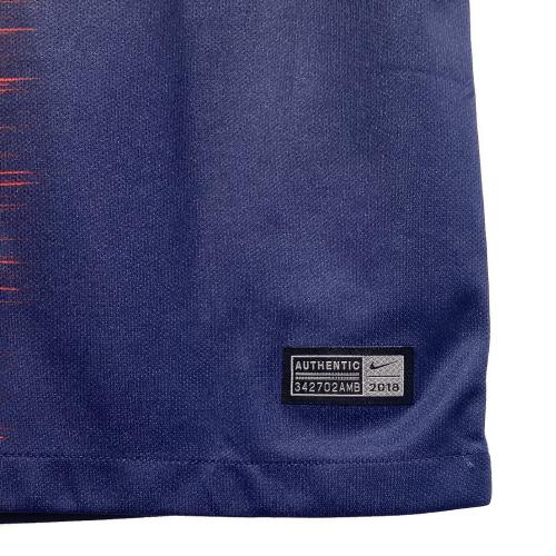 NIKE (ナイキ) 18/19 ホーム 半袖 サッカーユニフォーム ネイビー SIZE S