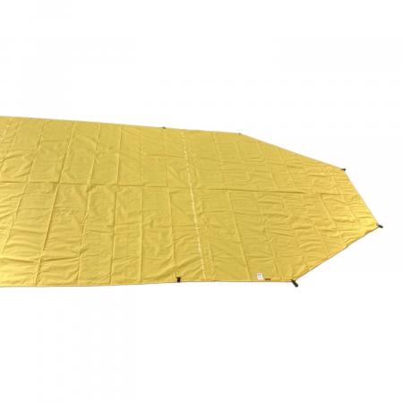 【新品・未使用】マックアウトドア Mac Foot Light ウナ Mac Outdoor (マックアウトドア) グランドシート イエロー 約170×487cm