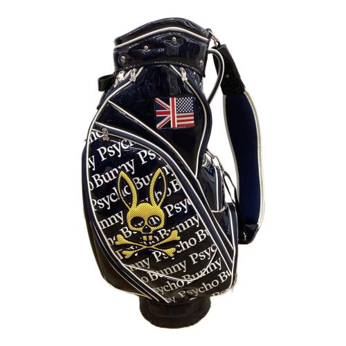 Psycho Bunny (サイコ バニー) キャディバッグ ネイビー 5口/10型＠
