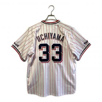 東京ヤクルトスワローズ (トウキョウヤクルトスワローズ) 内山 壮真【33】 応援グッズ ホームレプリカユニフォーム Lサイズ ホワイト