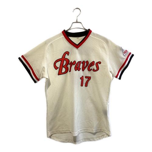 オリックス・バファローズ 阪急ブレーブス復刻ユニフォーム 応援グッズ 山田久志【17】 SIZE L アイボリー