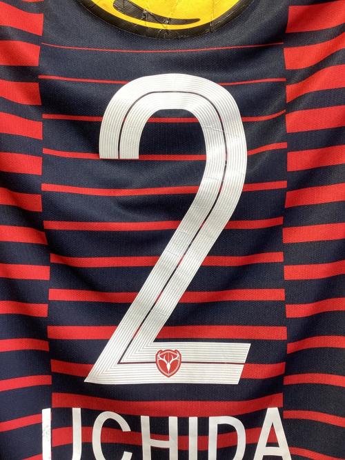 鹿島アントラーズ (カシマアントラーズ) 2019年ホームレプリカユニフォーム サッカーユニフォーム 内田篤人【2】レッド SIZE S