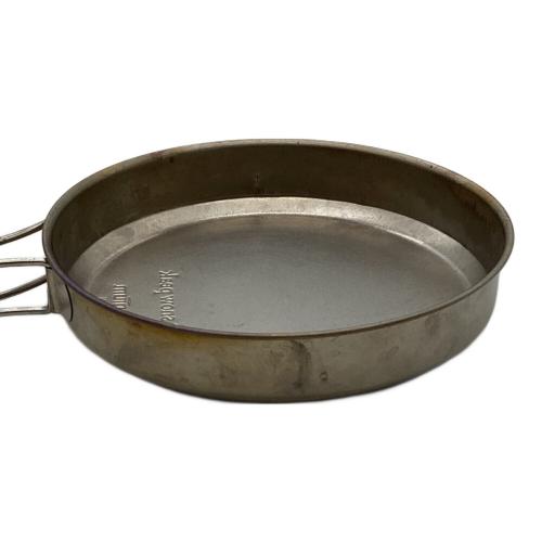 Snow peak (スノーピーク) 純チタン食器3点セット クッカー STW-001T 廃盤品