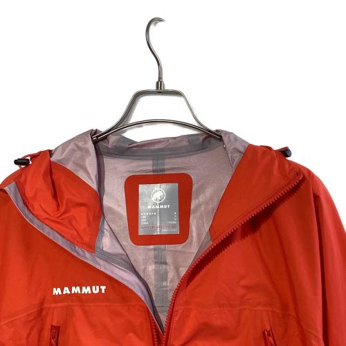 MAMMUT (マムート) マサオ ライト レイン スーツ アジアンフィット 上下セット トレッキングウェア(レインウェア) 1010-31350 収納袋付き メンズ SIZE M オレンジ×ブラック