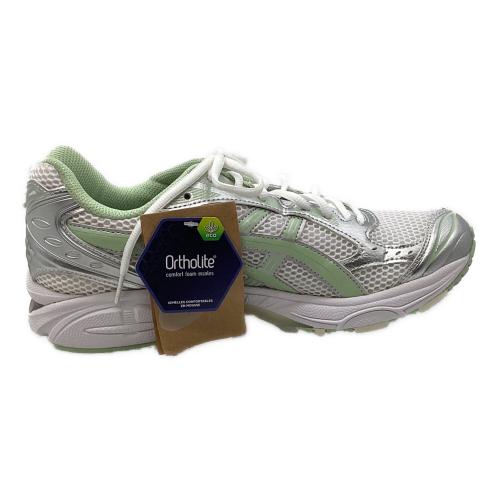 asics (アシックス) ローカットスニーカー 1202A056 メンズ SIZE 27cm ホワイト×グリーン GEL-KAYANO 14