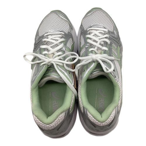 asics (アシックス) ローカットスニーカー 1202A056 メンズ SIZE 27cm ホワイト×グリーン GEL-KAYANO 14