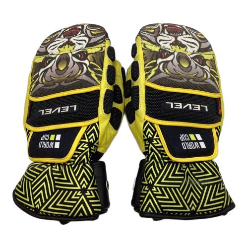 LEVEL World Cup CF Mittens グローブ イエロー×ブラック SIZE M