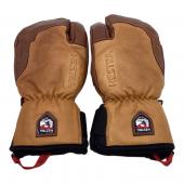 HESTRA (ヘストラ) 3フィンガーグローブ グローブ ブラウン SIZE 7