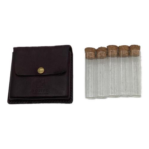 NOBITO レザースパイスケース ブラウン