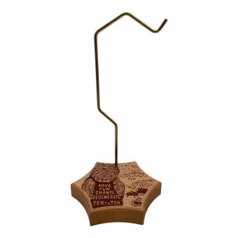 TEN to TEN (テントテン) ランタンスタンド チェリー ブラウン コロニスタンド 彫ックマモデル