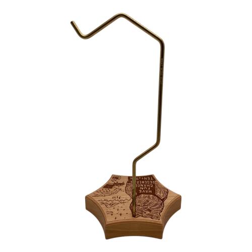 TEN to TEN (テントテン) ランタンスタンド チェリー ブラウン コロニスタンド 彫ックマモデル